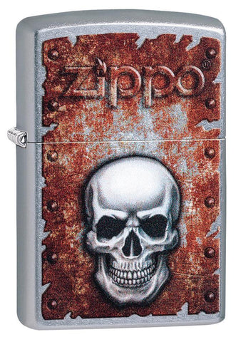 Zippo Filigree Flame and Wind Design Street Chrome Pocket Lighter