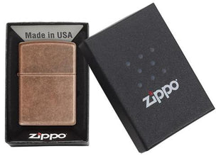 Zippo Antique Copper Pocket Lighter - Bhawar Store