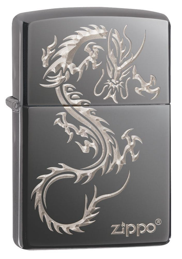 Zippo Chinese Dragon Design Pocket Lighter