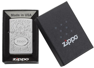 Zippo Crown Stamp High Polish Chrome Pocket Lighter