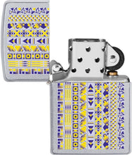 Zippo Geometric Pattern