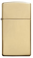 Slim® High Polish Brass Finish Windproof Lighter