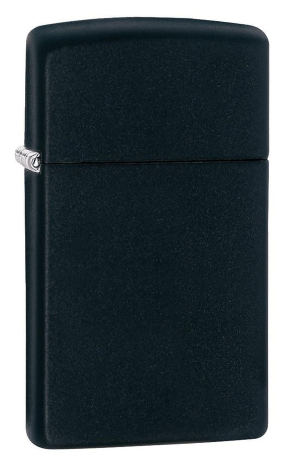 Zippo Slim Black Matte Pocket Lighter