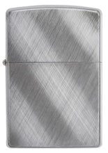 Zippo Diagonal Weave Brushed Chrome Pocket Lighter