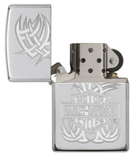 Zippo Harley-Davidson Bar & Shield High Polish Chrome Pocket Lighter