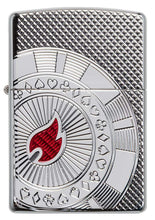 Front view of Armor?« Poker Chip Design Windproof Lighter