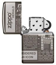 Zippo Newsprint Design