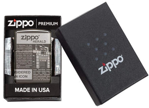 Zippo Newsprint Design