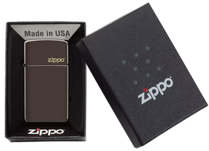 Zippo Slim® Brown Zippo Logo