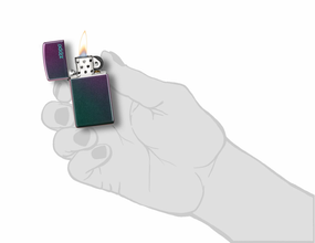 Zippo Slim® Iridescent Zippo Logo