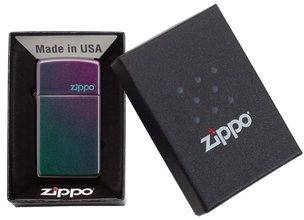 Zippo Slim® Iridescent Zippo Logo