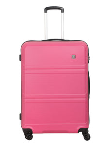 Echolac Pink Aries Large Hard Case Checked Luggage
