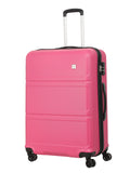Echolac Pink Aries Large Hard Case Checked Luggage