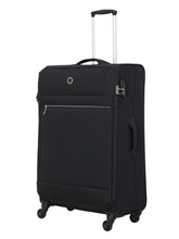 Echolac Black Verna Medium Soft Case Checked Luggage