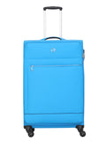 Echolac Diva Blue Verna Large Soft Case Checked Luggage