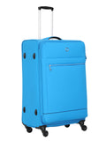Echolac Diva Blue Verna Large Soft Case Checked Luggage