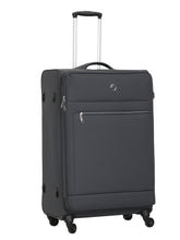 Echolac Dark Grey Verna Large Soft Case Checked Luggage