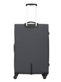 Echolac Dark Grey Verna Large Soft Case Checked Luggage