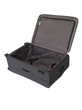 Echolac Dark Grey Verna Large Soft Case Checked Luggage