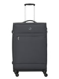 Echolac Dark Grey Verna Medium Soft Case Checked Luggage