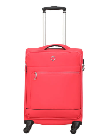 Echolac Red Verna Small Soft Case Checked Luggage