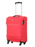 Echolac Red Verna Small Soft Case Checked Luggage