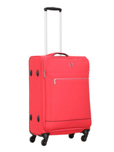 Echolac Red Verna Medium Soft Case Checked Luggage