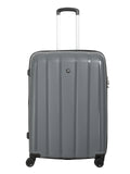 Echolac Grey Pacifica Large Hard Case Checked Luggage