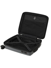 Echolac Grey Pacifica Medium Hard Case Checked Luggage