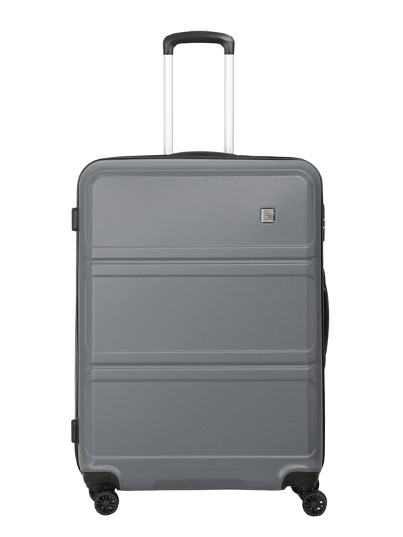Echolac Dark Grey Aries Medium Hard Case Checked Luggage