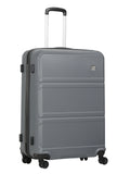 Echolac Dark Grey Aries Large Hard Case Checked Luggage