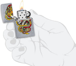 Zippo Dragon and Lighter