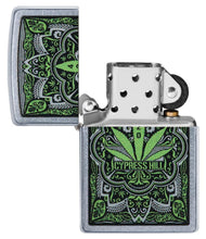 Zippo Cypress Hill Street Chrome Pocket Lighter - Bhawar Store