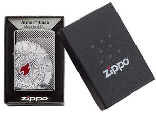 Armor?« Poker Chip Design Windproof Lighter in its packaging