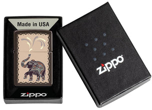 Zippo Indian Elephant Design