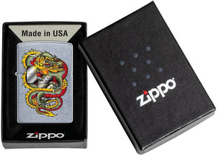 Zippo Dragon and Lighter