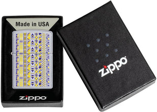 Zippo Geometric Pattern