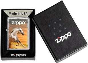 Zippo White Stallion