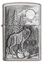 Zippo Timberwolves Brushed Chrome Pocket Lighter