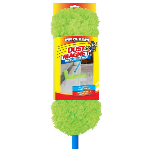 Mr Gleam Microfibre Dust Magnet Mop (Green)