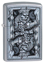 Zippo Steampunk King Spade Street Chrome Pocket Lighter