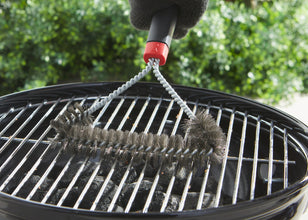 Weber 12''THREE-SIDED GRILL BRUSH