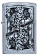 Zippo Steampunk King Spade Street Chrome Pocket Lighter