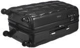 Echolac Square Medium Black Hard Sided Check-In Suitcase Trolley 66cm (PC005)