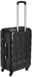 Echolac Square Large Black Hard Sided Check-In Suitcase Trolley 78cm (PC005)