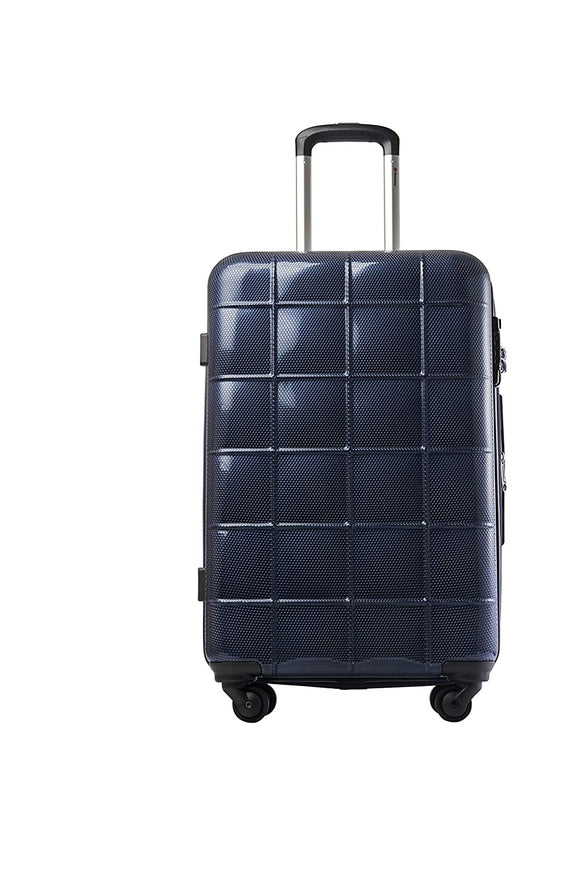 Echolac Square X-Large Blue Hard Sided Check-In Suitcase Trolley 78cm (PC005)