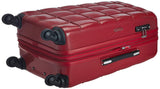 Echolac Square Medium Red Hard Sided Cabin Suitcase Trolley 55cm (PC005)