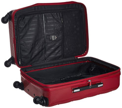 Echolac Square Medium Red Hard Sided Cabin Suitcase Trolley 55cm (PC005)