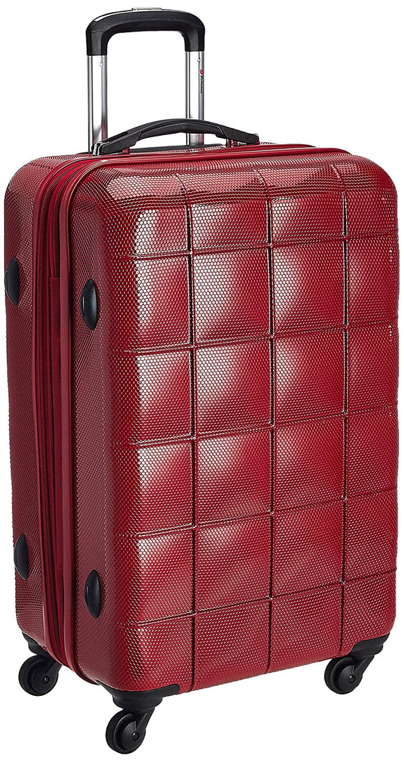 Echolac Square X-Large Red Hard Sided Check-In Suitcase Trolley 77cm (PC005)