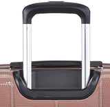 Echolac Square Medium Plum Hard Sided Cabin Suitcase Trolley 55cm (PC005)